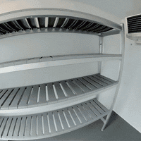 360-degree view of a large Fridgy chiller and freezer trailer for sale